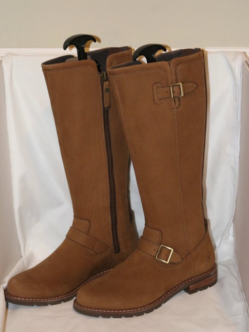 Ariat Sadie Tall Country Boots Women Size 8 Brown Equestrian Waterproof Leather